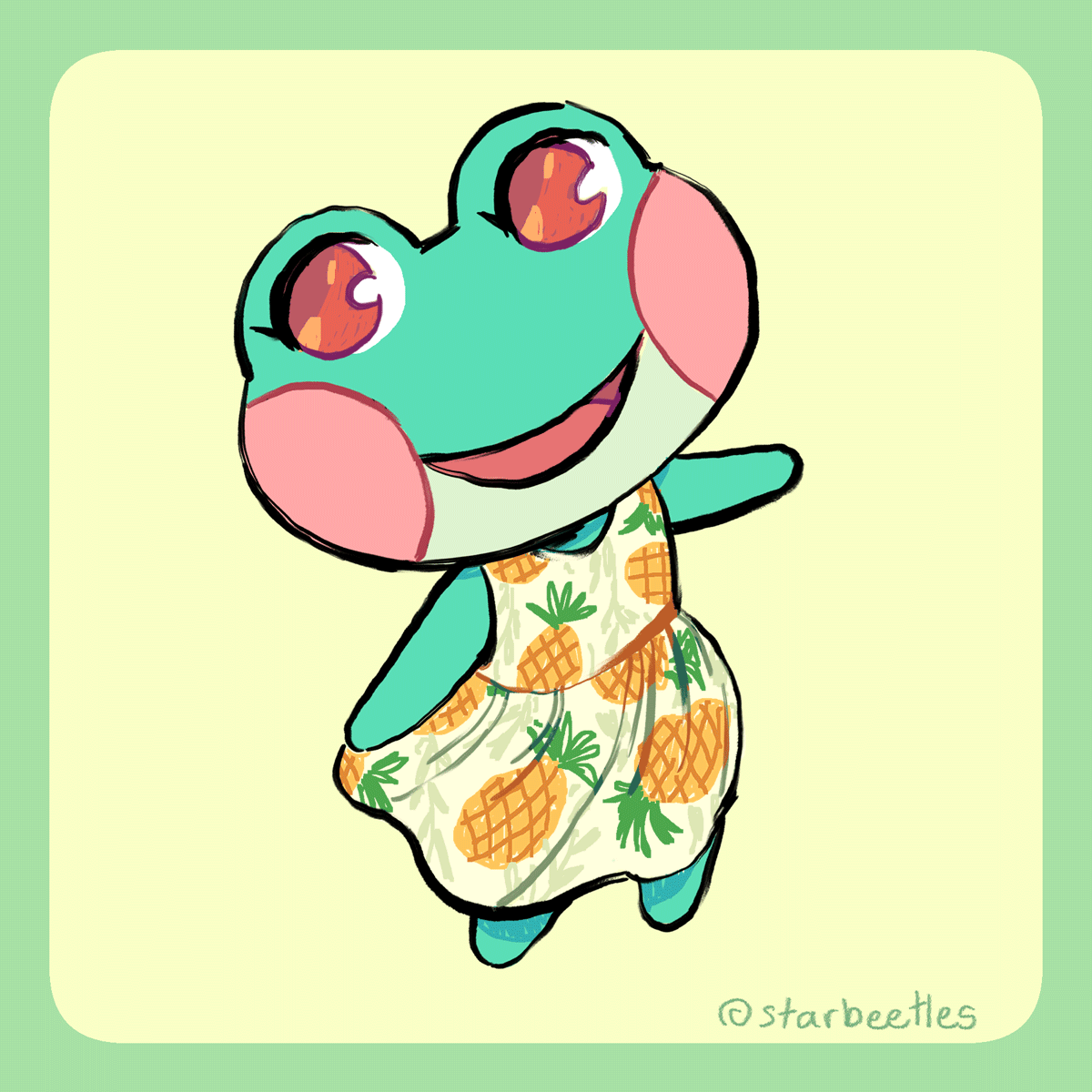 Lily from Animal Crossing